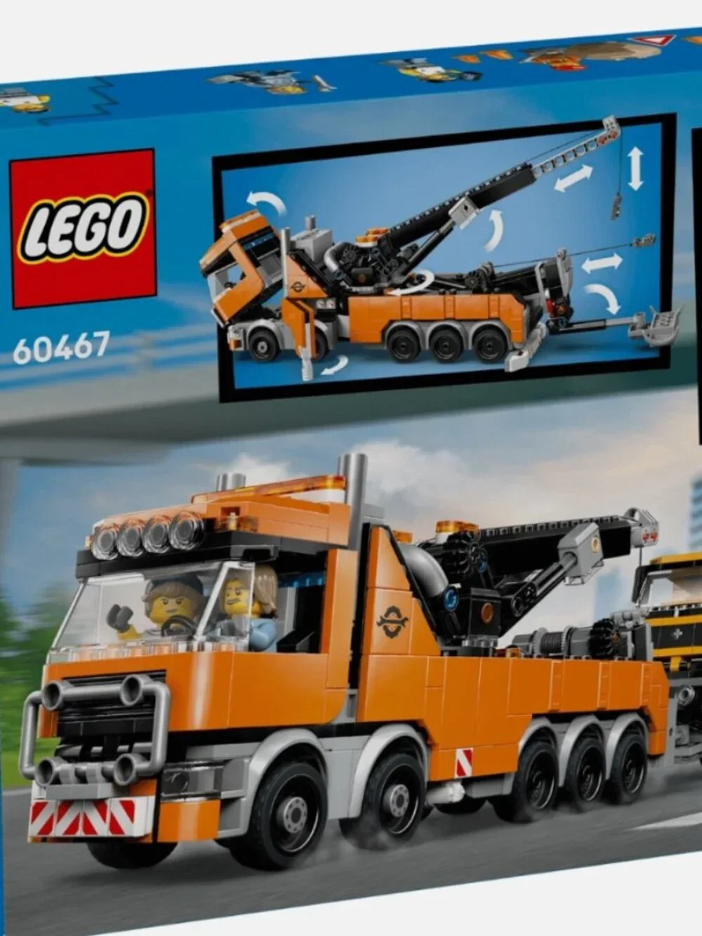 New & Sealed Lego City Heavy Duty Recovery Tow Truck with Crane 60467